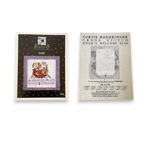 Noah’s Ark Cross Stitch Patterns – Set of 2